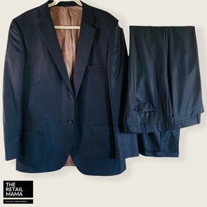 Ermenegildo Zegna Navy Blue Mens Suit Set